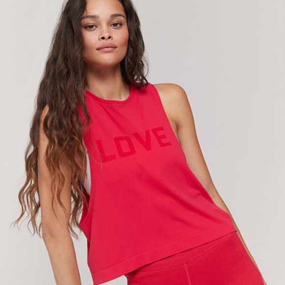 Spiritual gangster X pink love tank size M/L - Picture 2 of 11